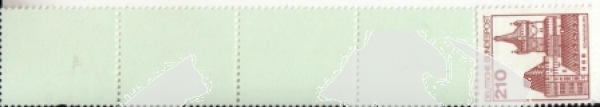 BRD 0998 Rollenmarke Fünferstreifen ** - 1978